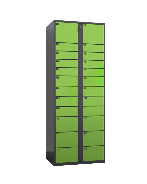 24 door auxiliary cabinet for intelligent express delivery
