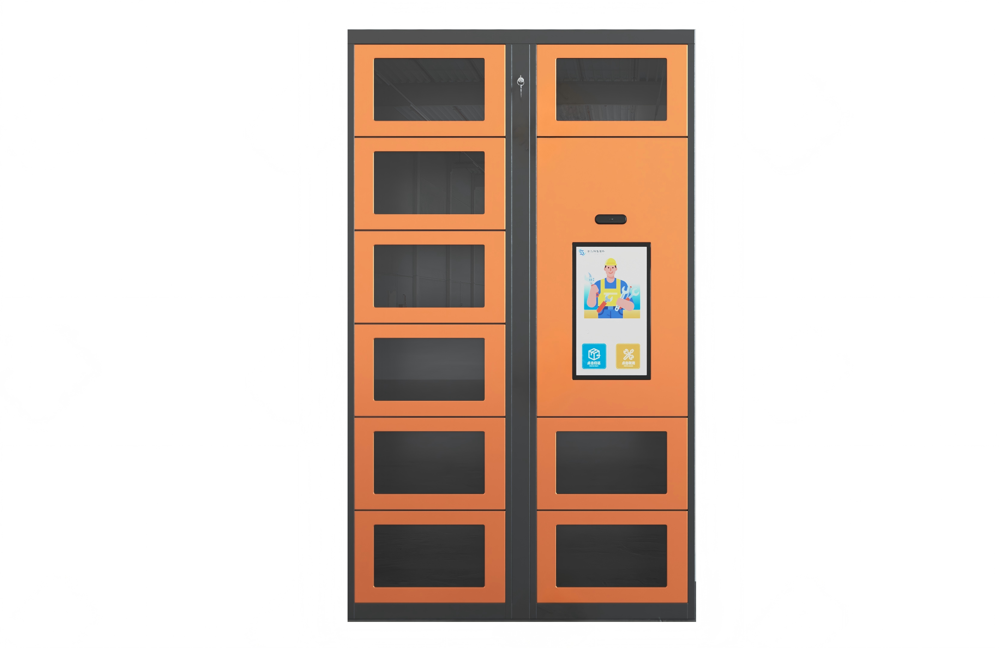 Intelligent tool management cabinet with 9 main cabinets
