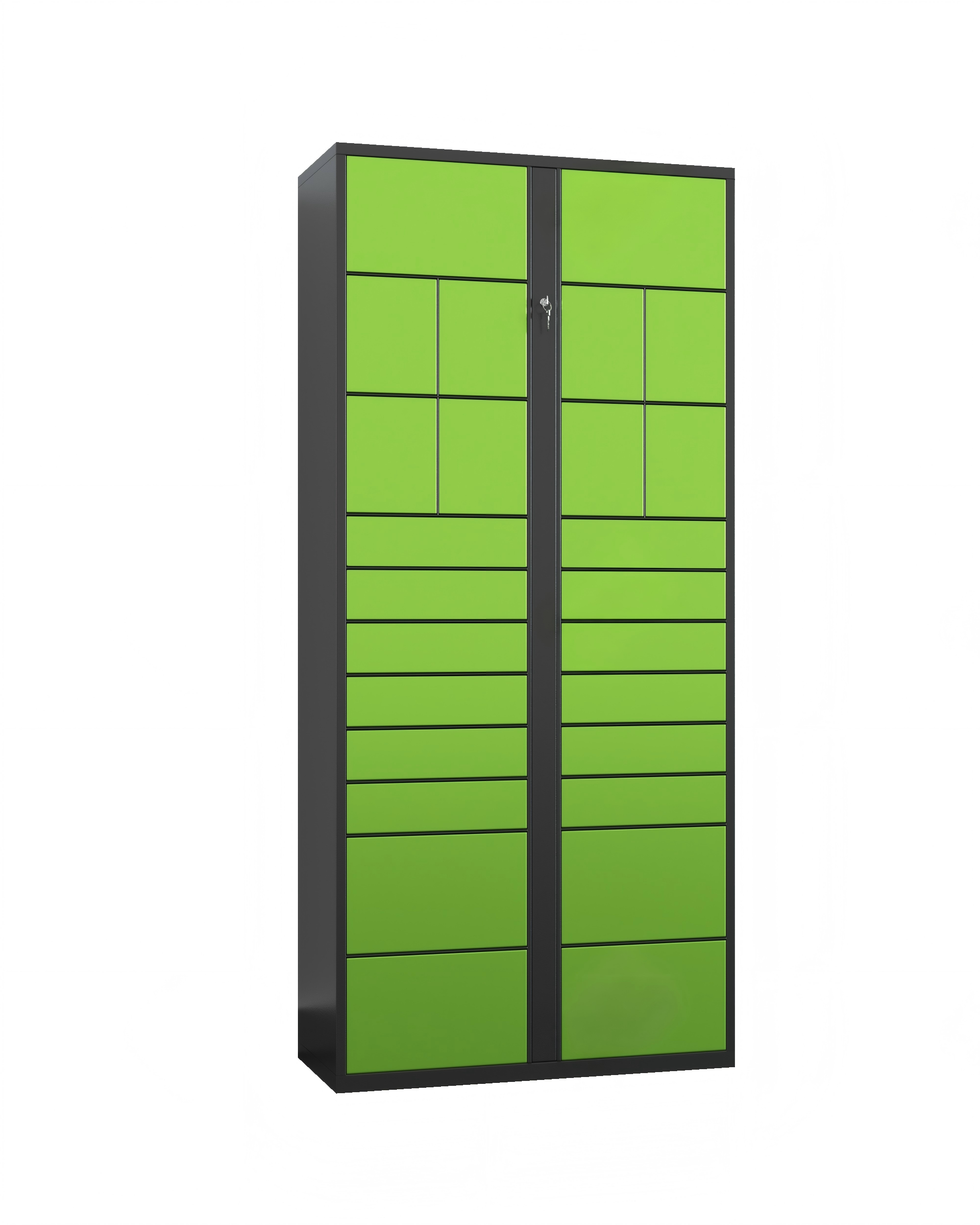 Post station express cabinet with 26 auxiliary cabinets