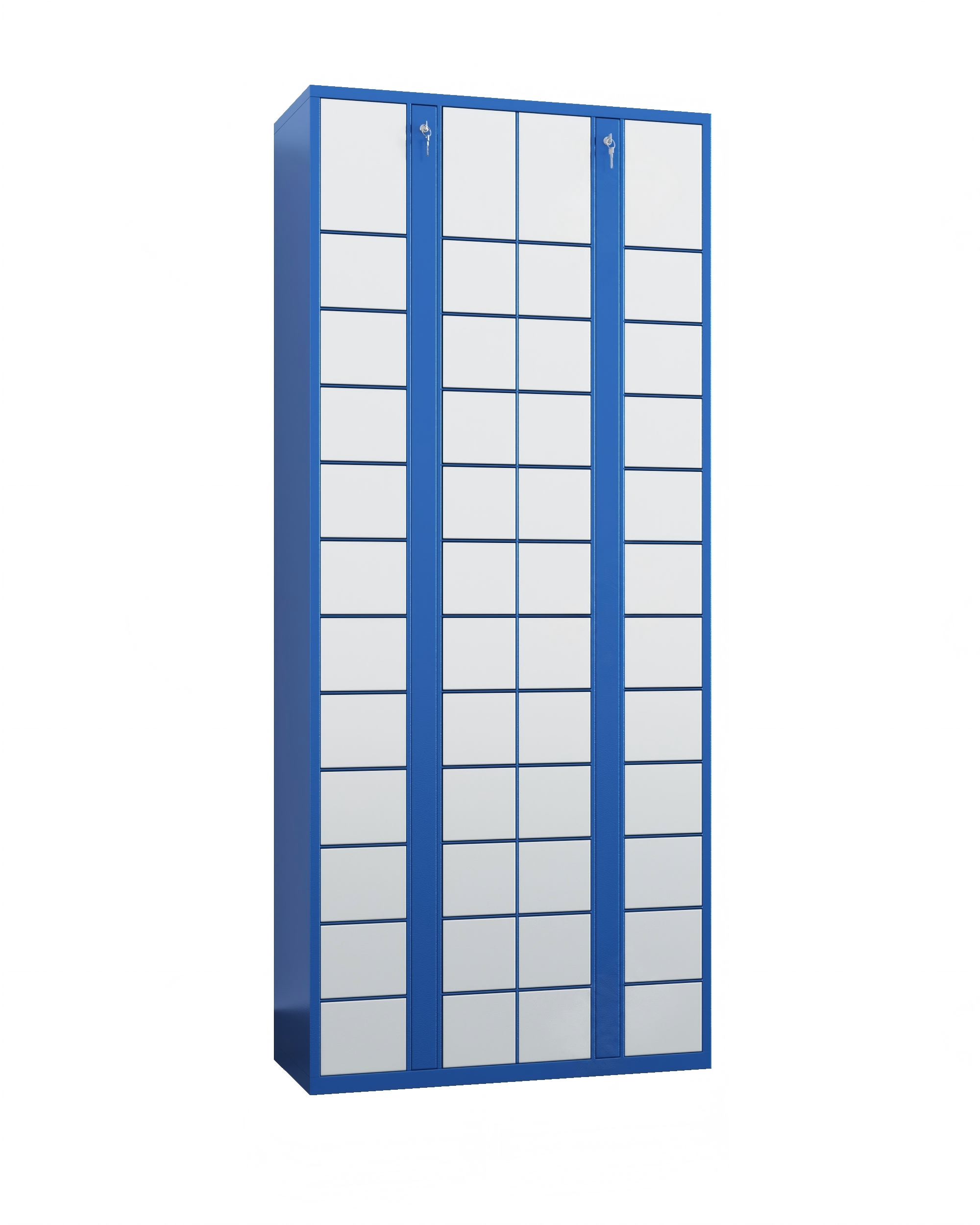 Post station express cabinet with 48 auxiliary cabinets